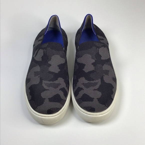 Rothy’s The Original Slip on Sneaker in Grey Camo Size 10. - Picture 2 of 11
